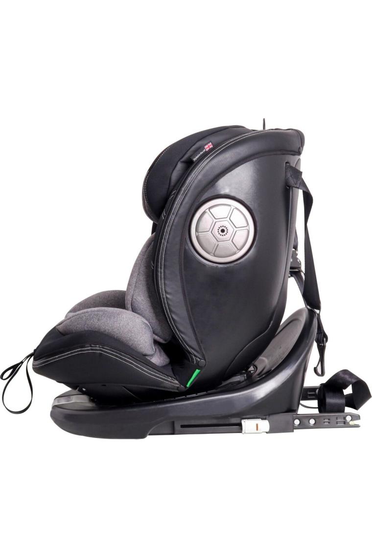 Yoyko Ultimate 360 ° Dönebilir Yatabilir 0-36 Kg Deri Oto Koltuğu ISOFIX/SIP/LATCH Krem