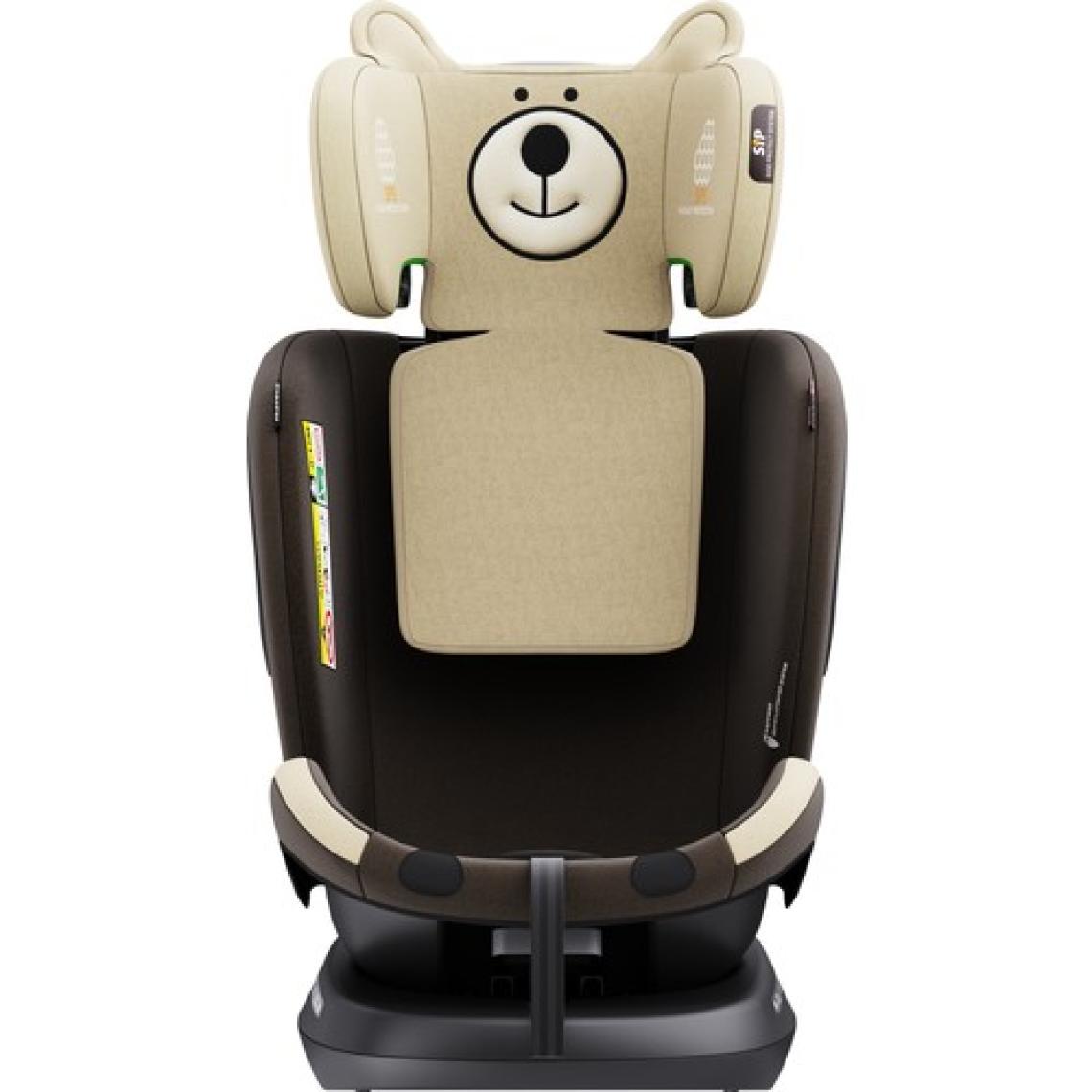 Yoyko Bear 360 ° Dönebilir Yatabilir İSize 036 Kg Oto Koltuğu Isofıx/Sıp/Latch  Kahverengi