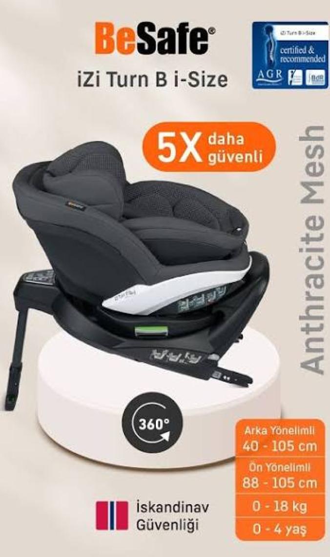 Besafe Izi Turn B I-Size Oto Koltuğu 0-18 kg