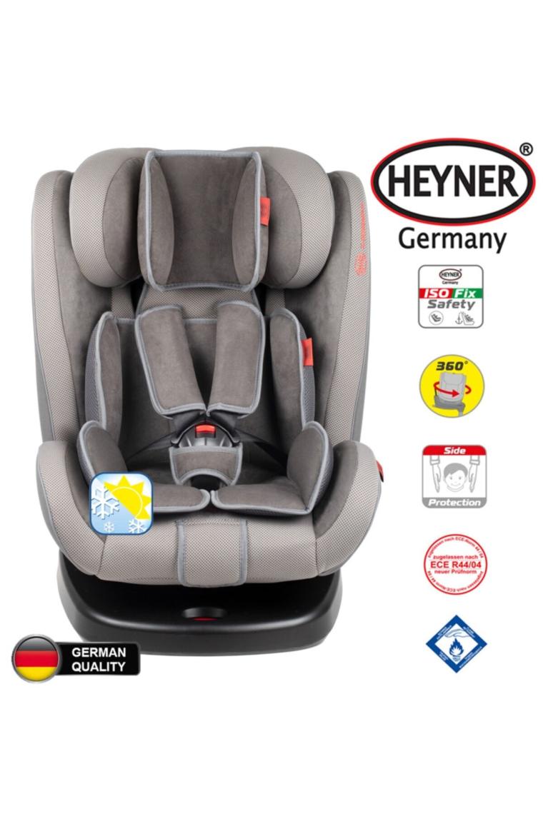 Heyner Kids Infiny Twist Isofix 0-36 kg Oto Koltuğu Gri