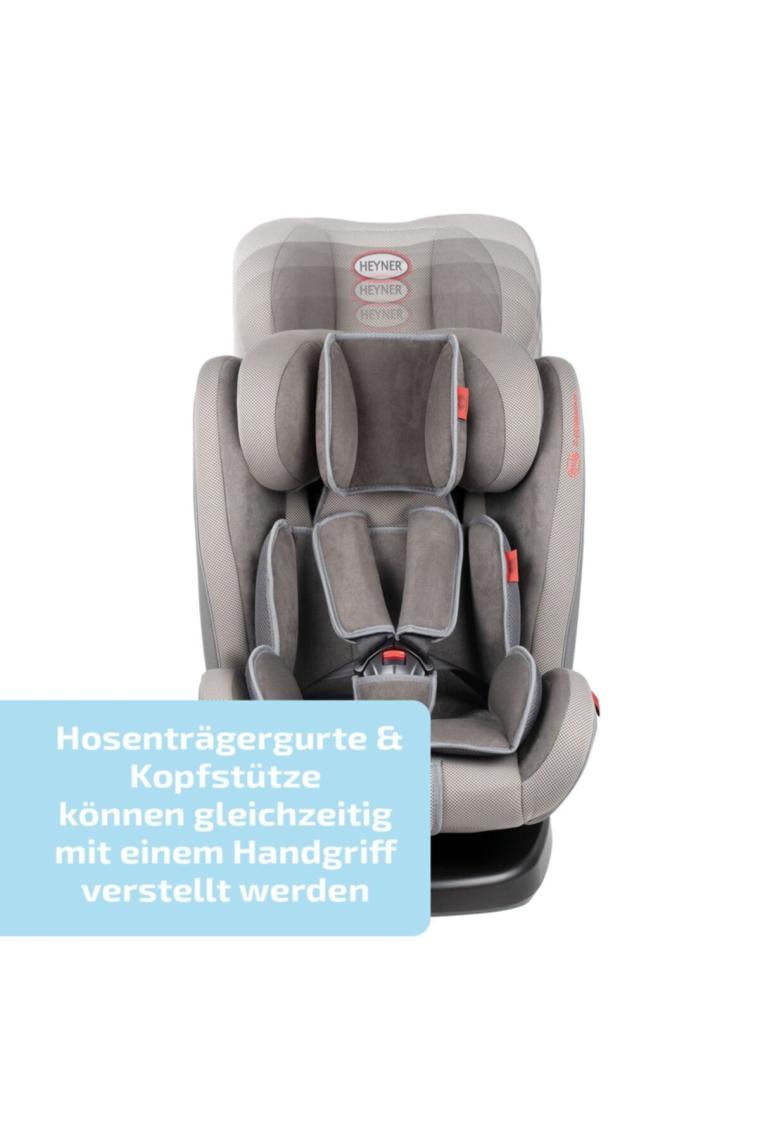 Heyner Kids Infiny Twist Isofix 0-36 kg Oto Koltuğu Gri