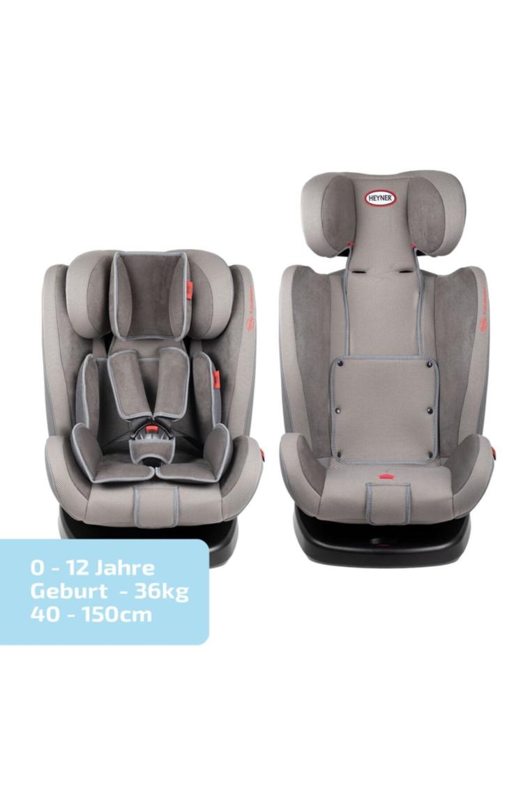 Heyner Kids Infiny Twist Isofix 0-36 kg Oto Koltuğu Gri