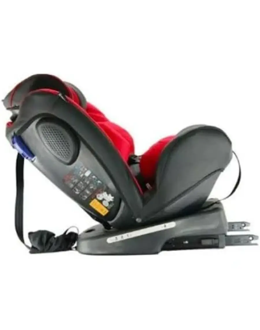 Yoyko Ultimate 360 ° Dönebilir Yatabilir 036 Kg Deri Oto Koltuğu Isofıx/Sıp/Latch Kırmızı