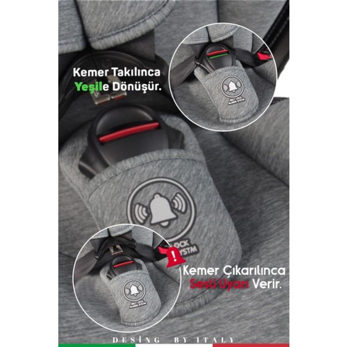 Prego Profix Pro Signal 360 Derece Dönebilen 0-36 kg Isofixli Oto Koltuğu