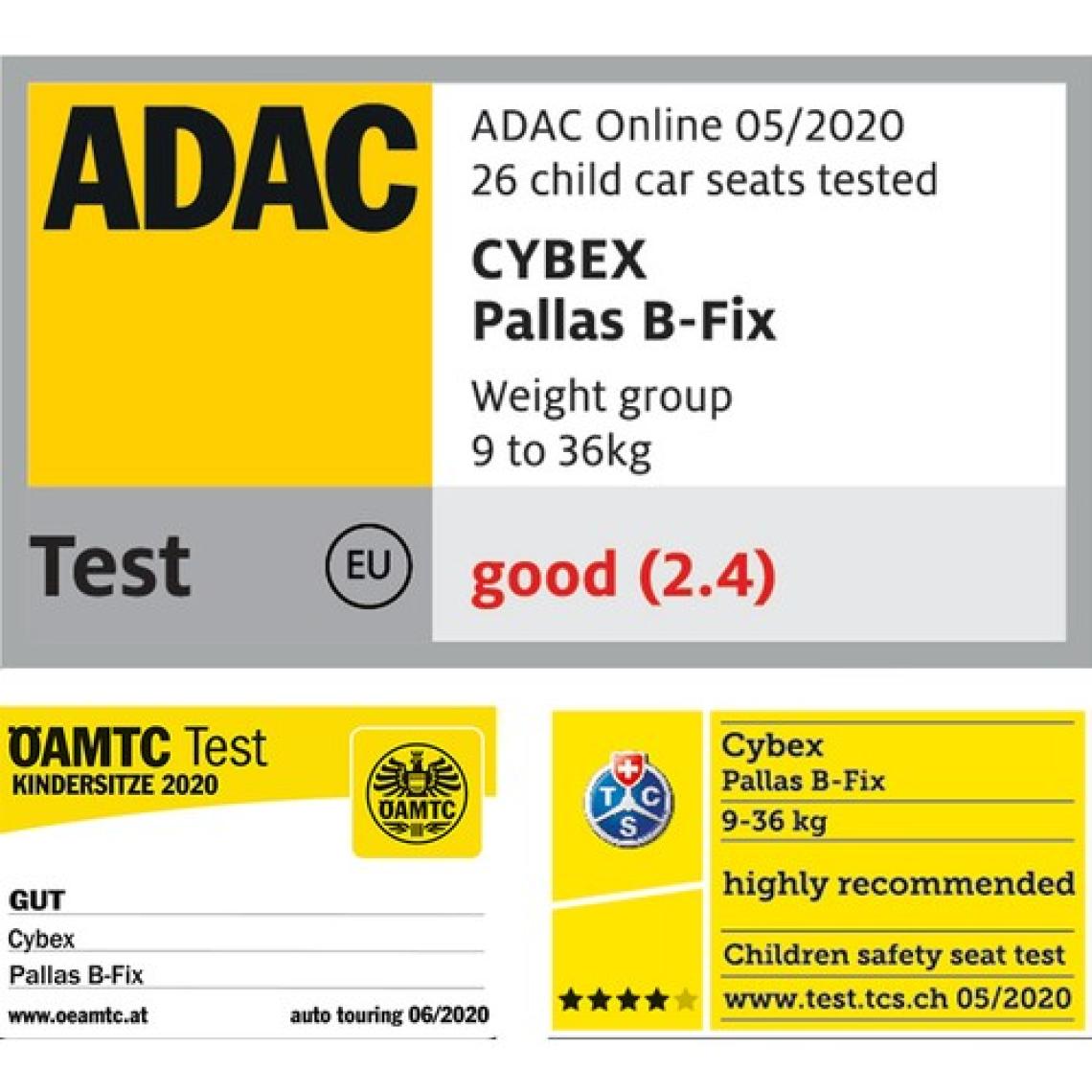 Cybex Pallas B2 Fix Plus (Adac ödüllü isofixli bebek oto koltuğu 9-36 kg)