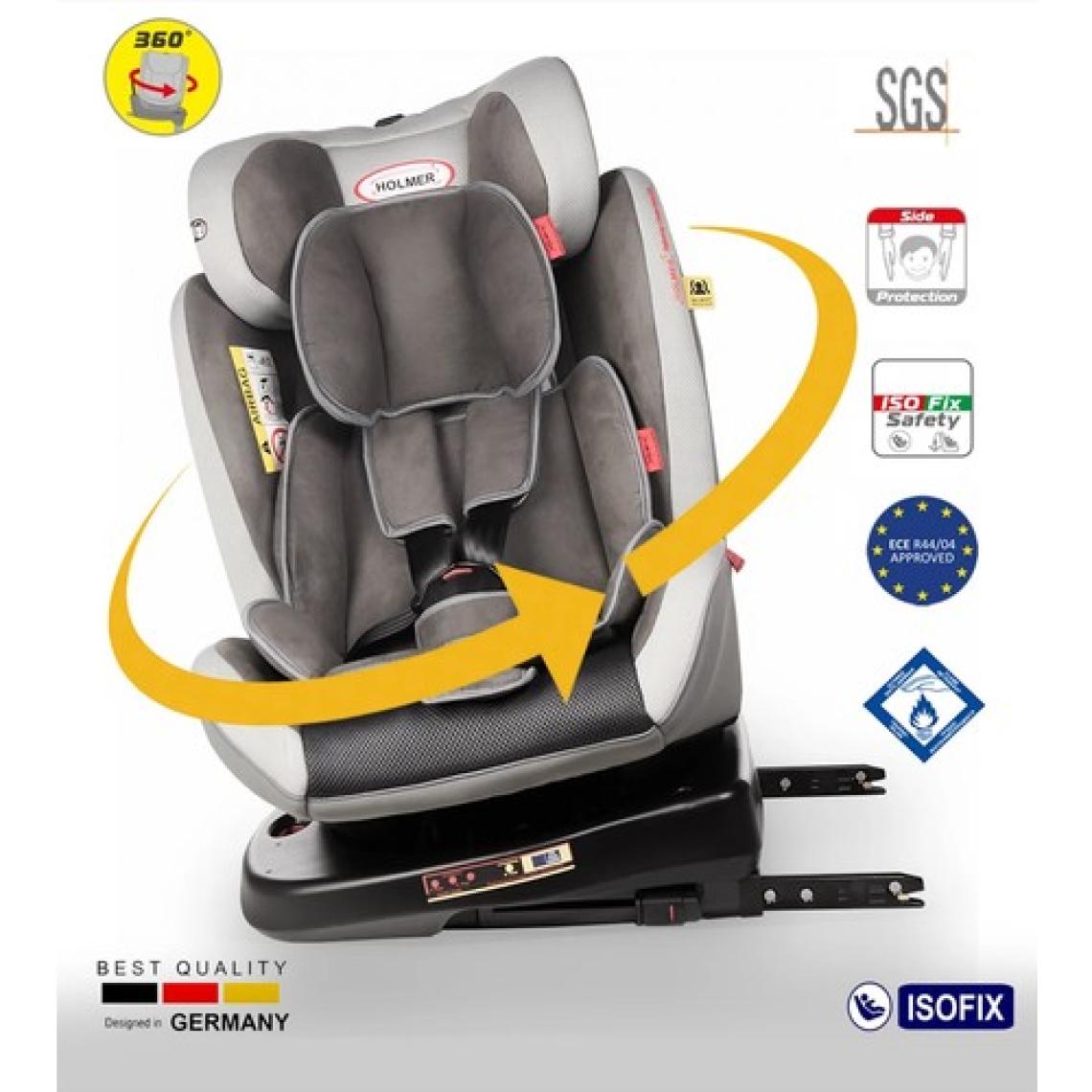 Holmer Kids Maxi Protect Aero 3d ( 360° Dönebilir) 0-36kg Oto Koltuğu İsofix/SPS/SIP/Latch