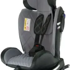 Yoyko Ultimate 360 ° Dönebilir Yatabilir 0-36 Kg Deri Oto Koltuğu ISOFIX/SIP/LATCH Gri