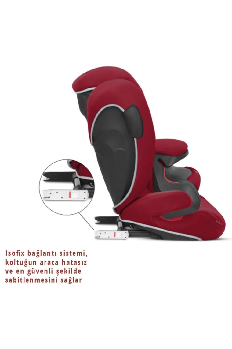 Cybex Pallas B2 Fix+ Lux (Dynamic Red) Isofixli Bebek Oto Koltuğu 9-36 Kg)