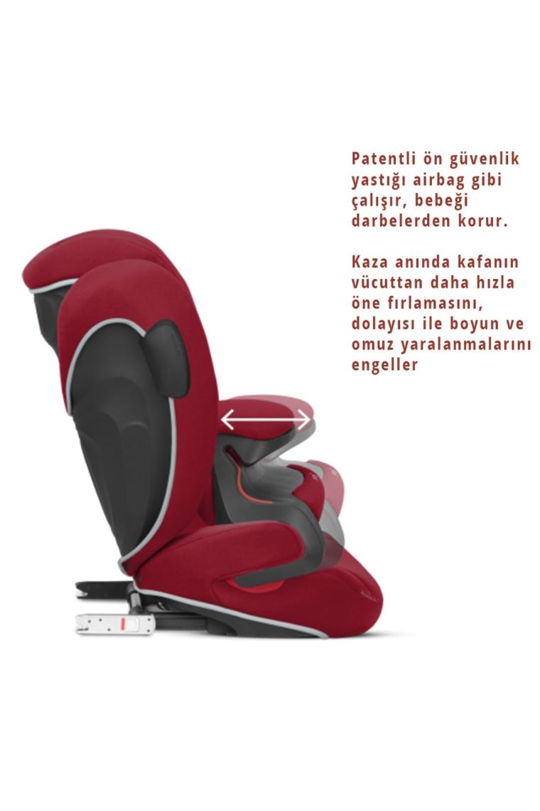 Cybex Pallas B2 Fix+ Lux (Dynamic Red) Isofixli Bebek Oto Koltuğu 9-36 Kg)