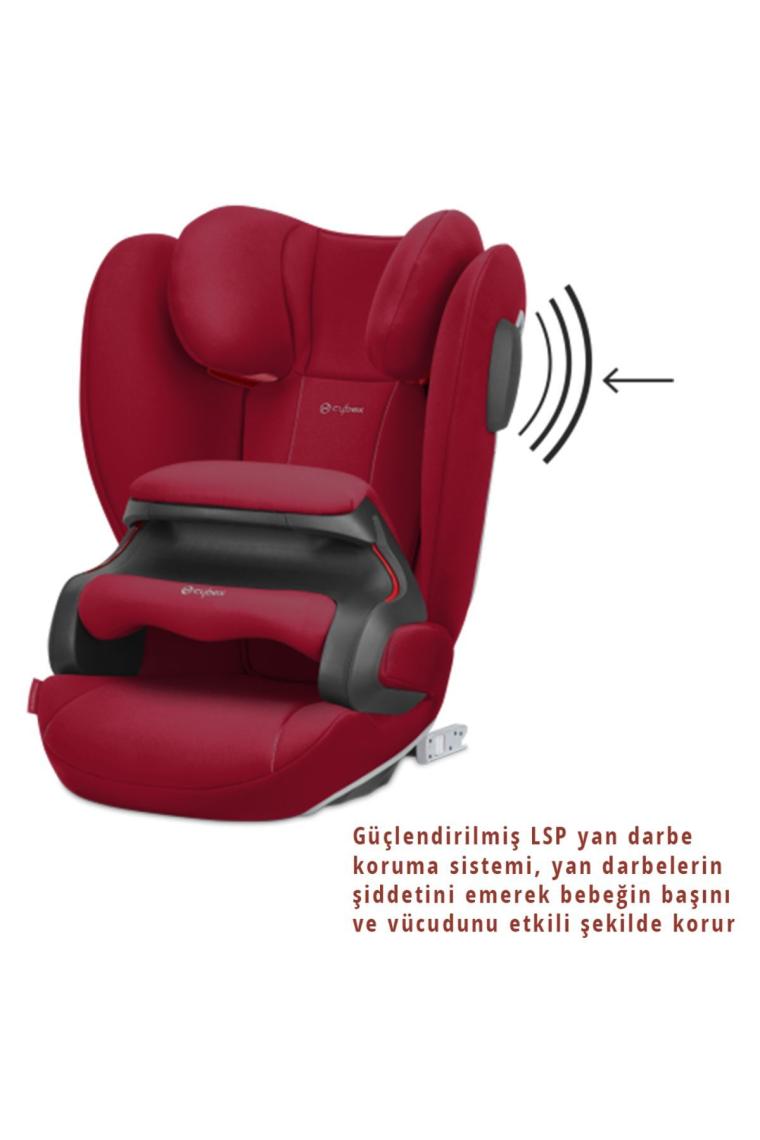 Cybex Pallas B2 Fix+ Lux (Dynamic Red) Isofixli Bebek Oto Koltuğu 9-36 Kg)