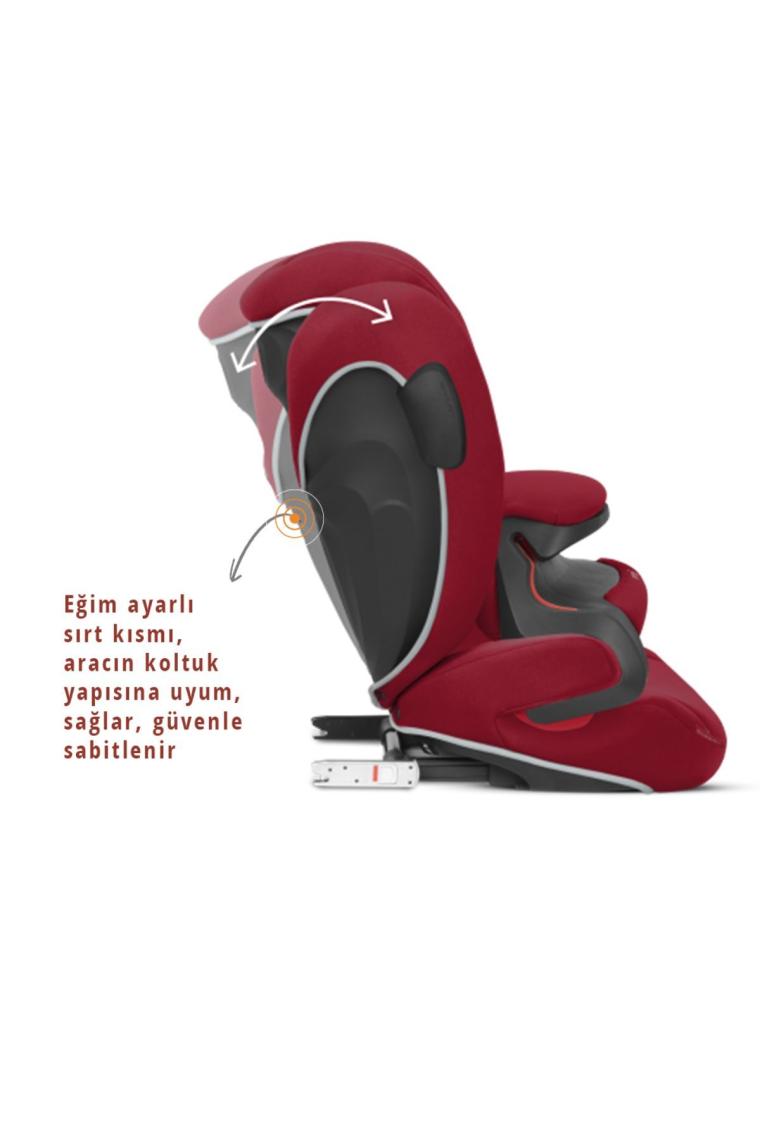 Cybex Pallas B2 Fix+ Lux (Dynamic Red) Isofixli Bebek Oto Koltuğu 9-36 Kg)