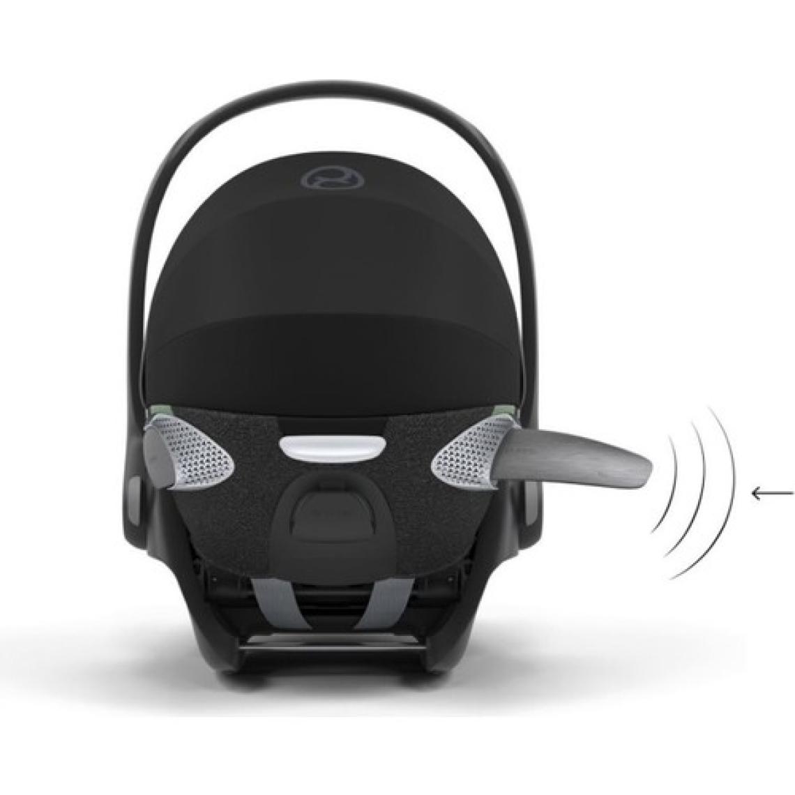 Cybex Cloud T isize Plus (terletmeyen özel kumaş) (Adac ödüllü tam yatışlı bebek puset ana kucağı 0-13 kg)