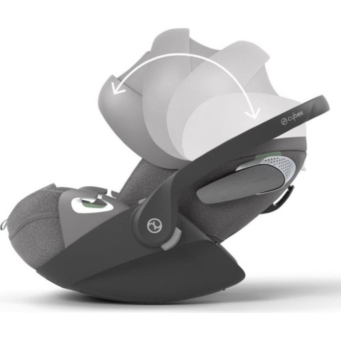 Cybex Cloud T isize Plus (terletmeyen özel kumaş) (Adac ödüllü tam yatışlı bebek puset ana kucağı 0-13 kg)