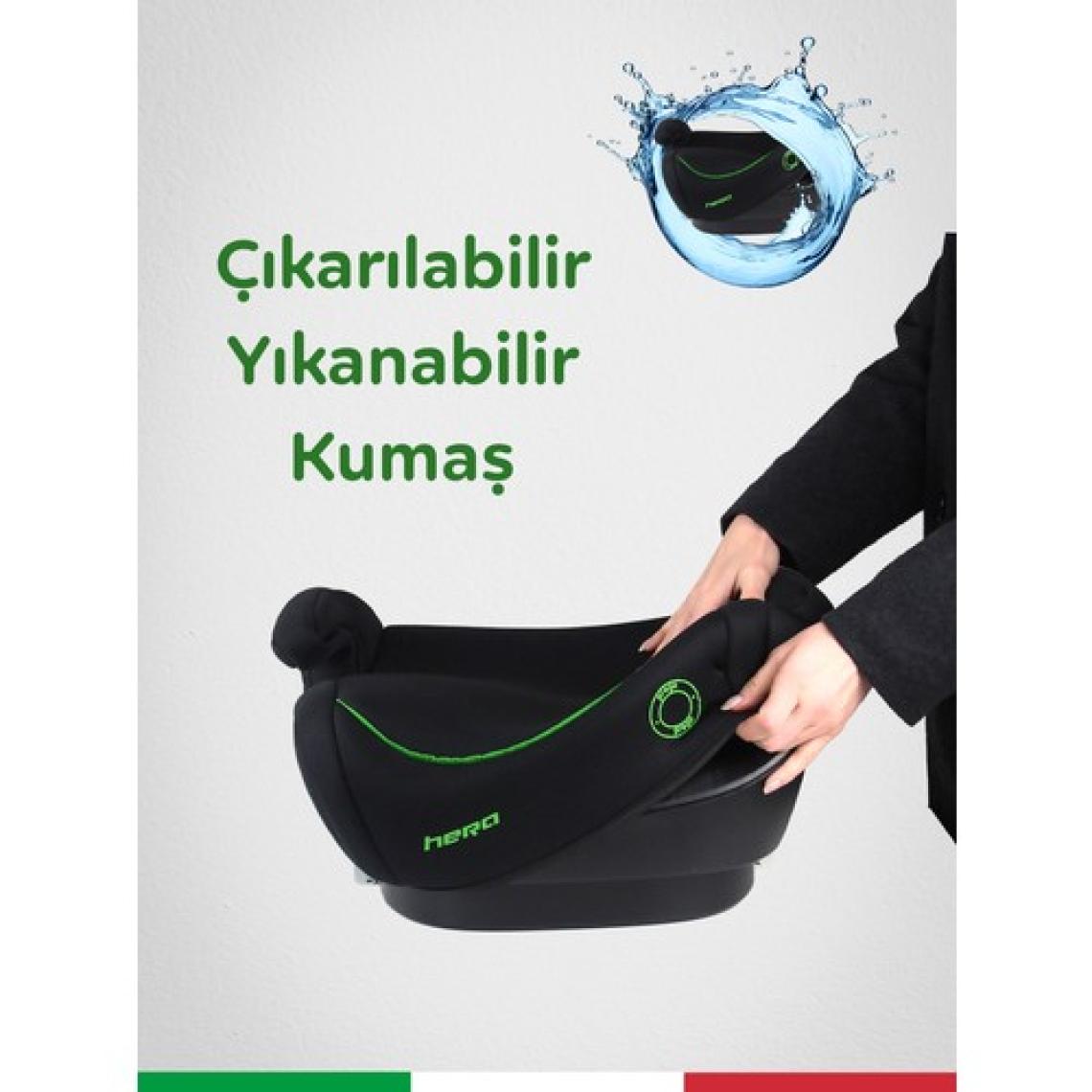 Prego Hera 15-36 kg Emniyet Kemeriyle Kullanılabilen Isofixli Yükseltici Oto Koltuğu