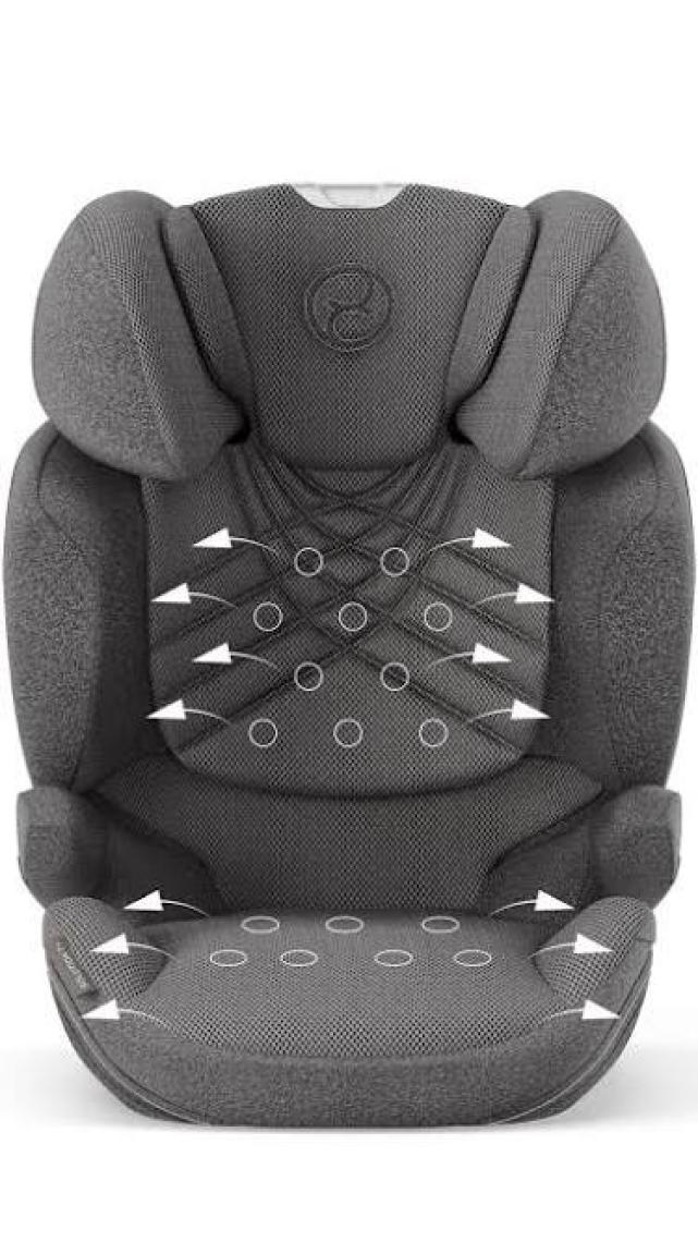 Cybex Solution T Ifix Plus (Terletmeyen Özel Kumaş) (Adac ödüllü isofixli çocuk oto koltuğu 15-50 Kg)