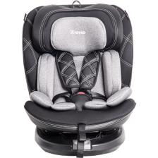 Yoyko Ultimate 360 ° Dönebilir Yatabilir 0-36 Kg Deri Oto Koltuğu ISOFIX/SIP/LATCH Gri