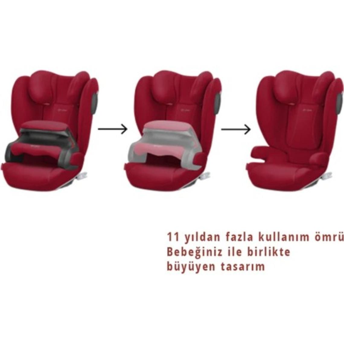 Cybex Pallas B2 Fix Lux 9-36 kg Oto Koltuğu Dynamic Red