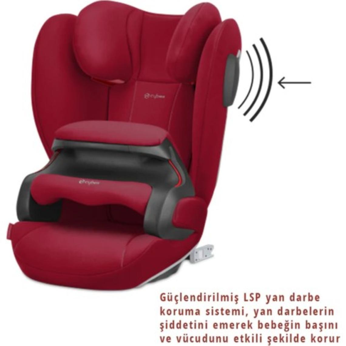 Cybex Pallas B2 Fix Lux 9-36 kg Oto Koltuğu Dynamic Red
