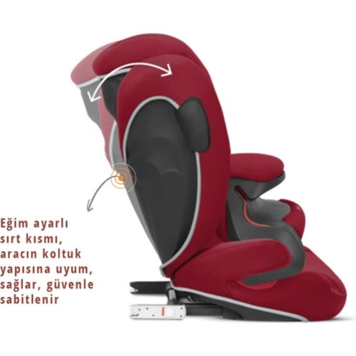 Cybex Pallas B2 Fix Lux 9-36 kg Oto Koltuğu Dynamic Red