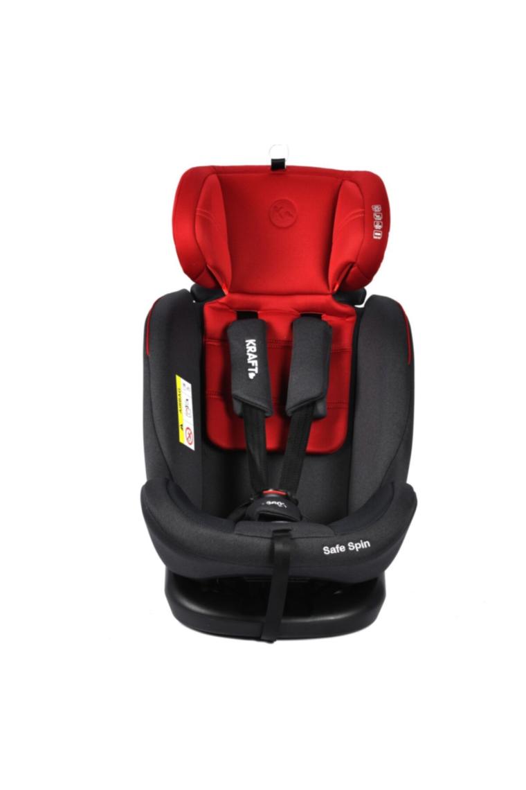 Kraft Safe Spin 360° Isofixli 0-36 kg Oto Koltuğu Kırmızı-Gri