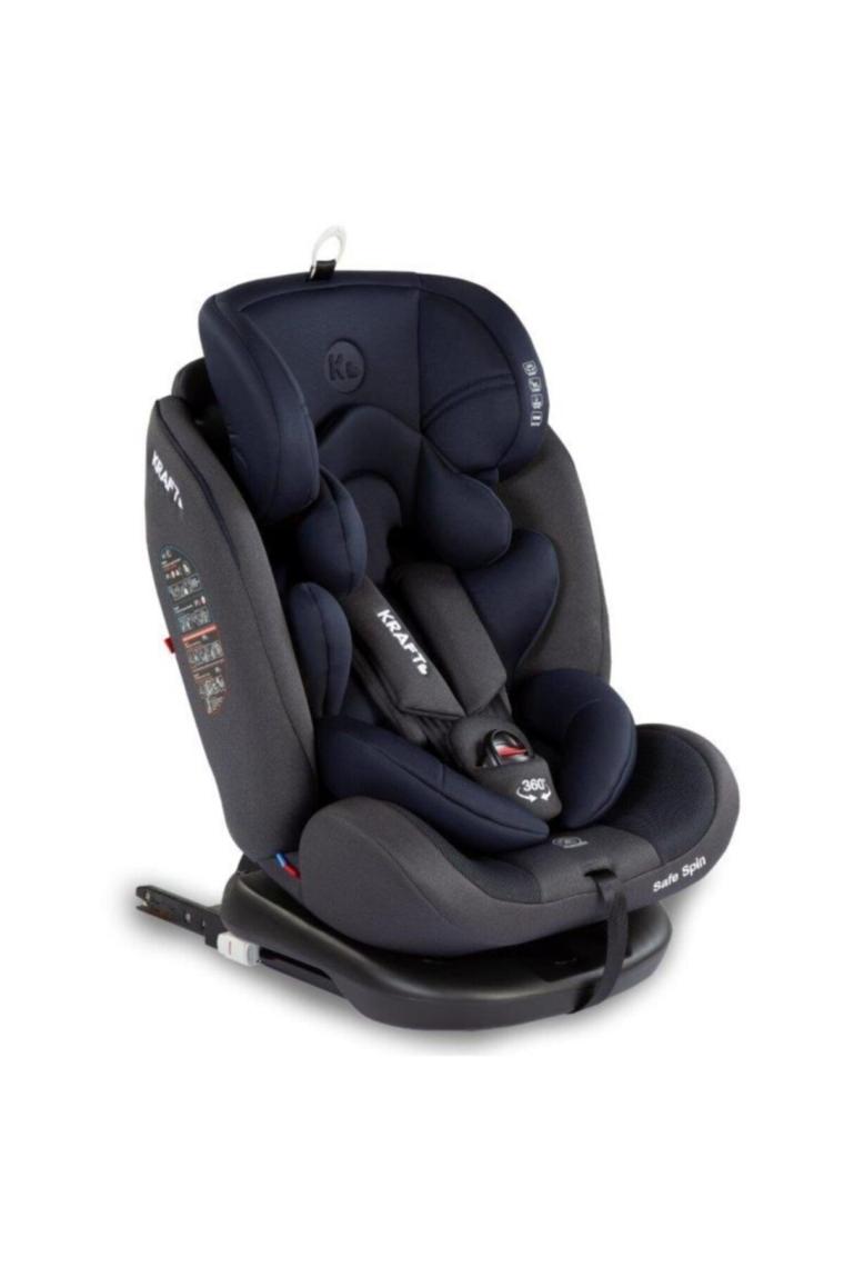 Kraft Safe Spin 360° Isofixli 0-36 kg Oto Koltuğu Siyah