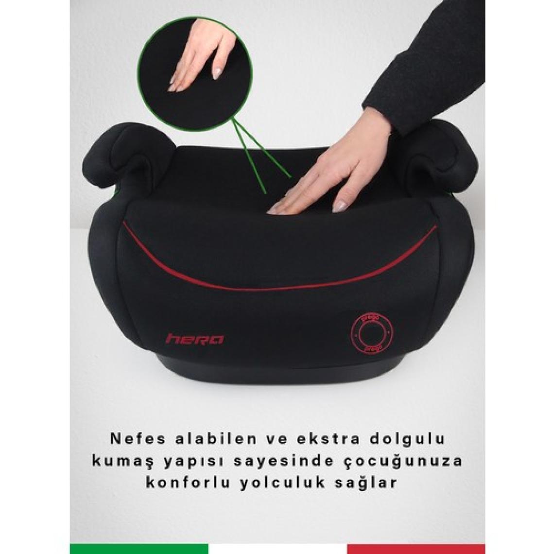 Prego Hera 15-36 kg Emniyet Kemeriyle Kullanılabilen Isofixli Yükseltici Oto Koltuğu