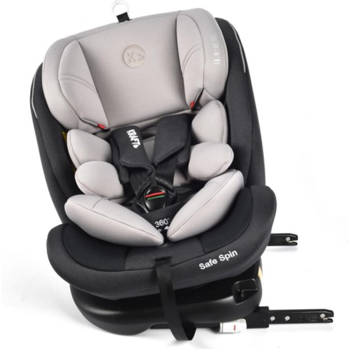 Kraft Safe Spin 360° Isofixli 0-36 kg Oto Koltuğu Açık Gri