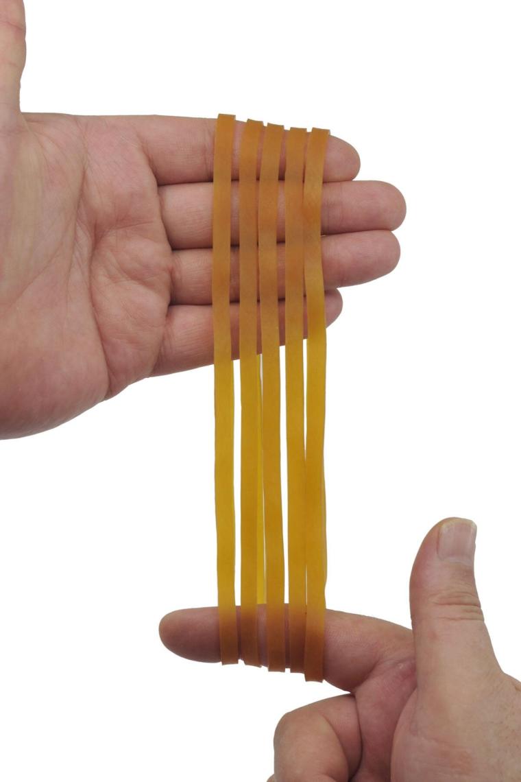 Ekoset Geniş Kalın Kauçuk Paket Ambalaj Kasa Lastiği 180 x 5 mm 100'LÜ