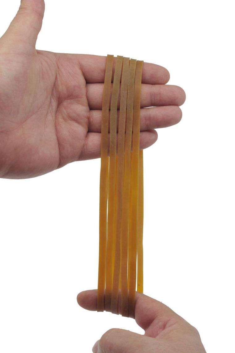 Ekoset Extra Geniş Kalın Kauçuk Paket Ambalaj Kasa Lastiği 220 x 5 mm 100'LÜ