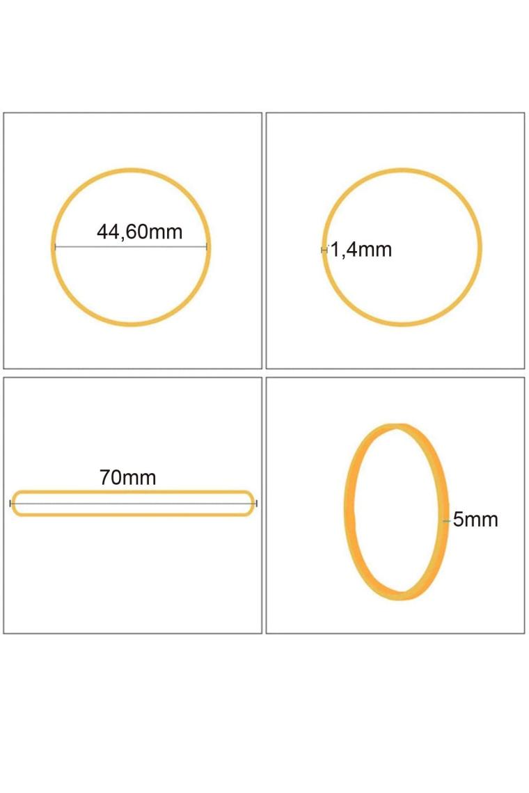 Ekoset Kalın Kauçuk Paket Ambalaj Para Lastiği 70 x 5 mm 100'LÜ