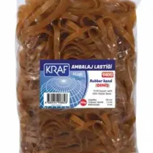 Kraf Geniş Ambalaj Lastiği %100 Kauçuk 500 gr. (940G)
