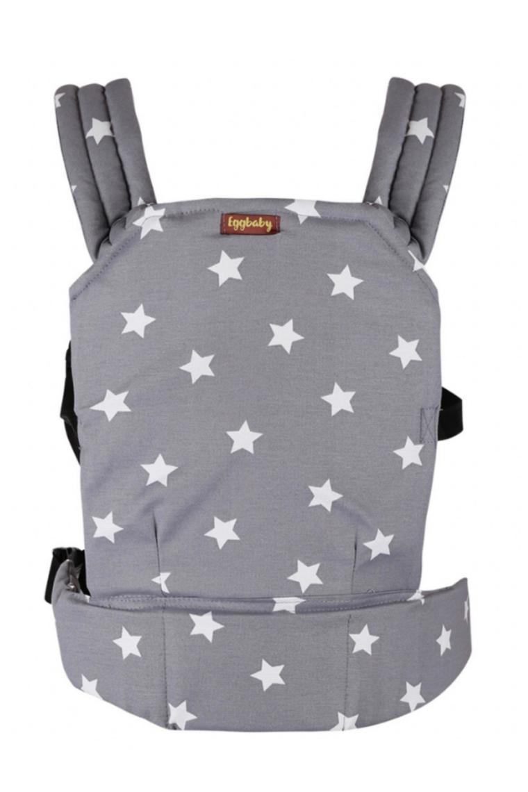 Egg Baby Ergonomik Bebek Kangurusu Gri Yıldız