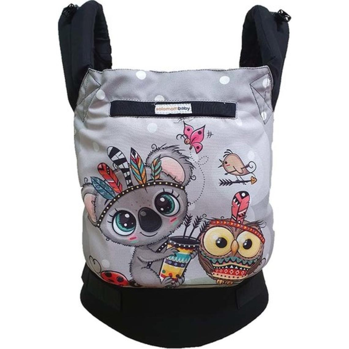 Solomombaby Gri Koala Ergonomik Kanguru