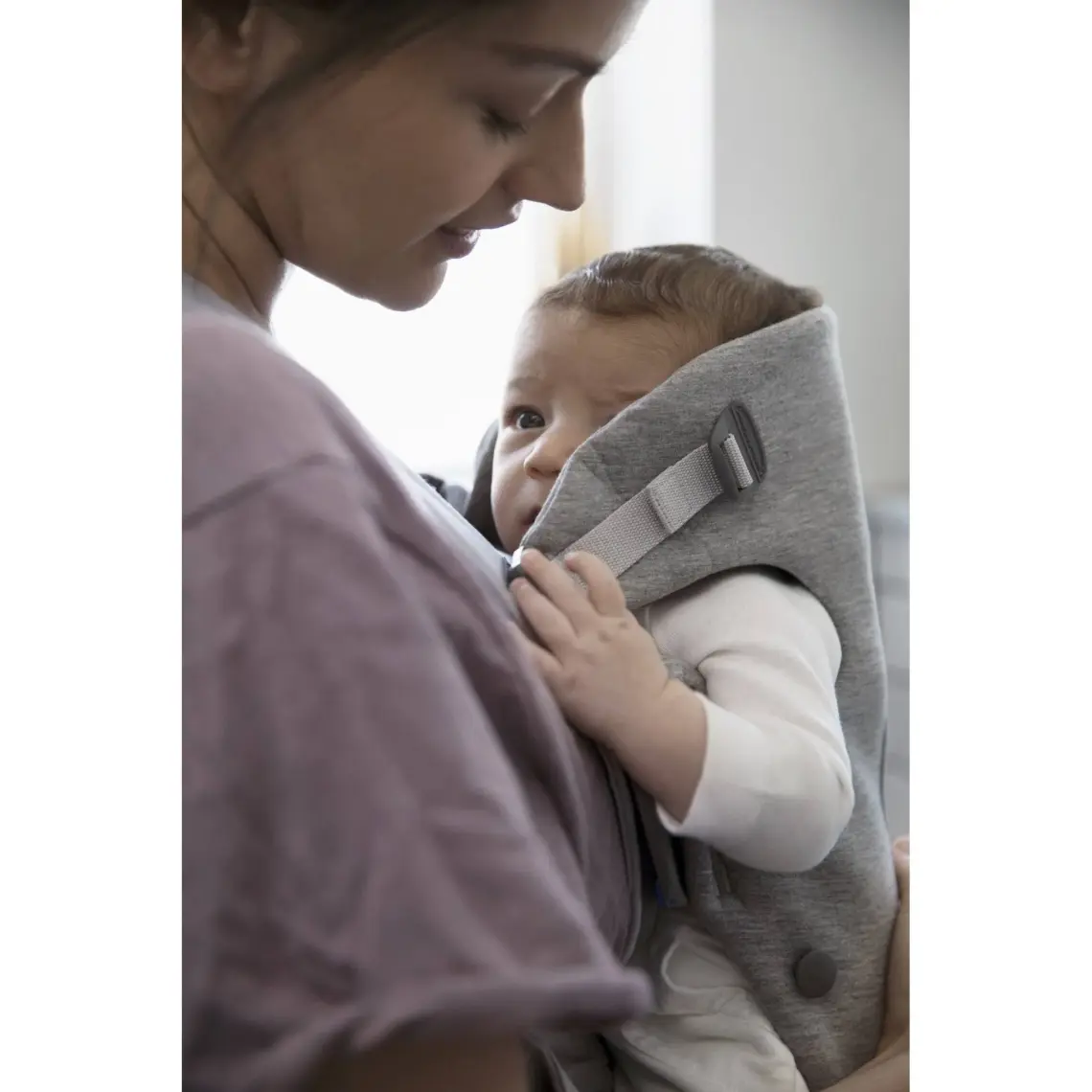 BabyBjörn Kanguru Mini 3D Cotton Jersey Light Grey