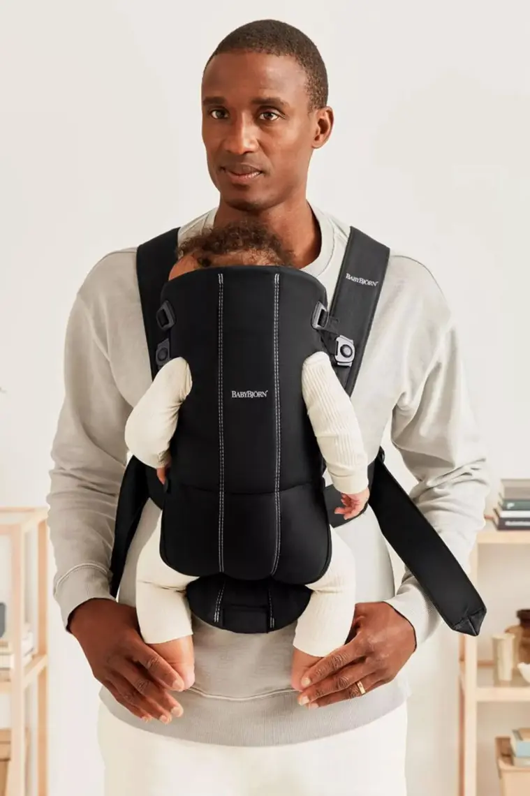 Babybjörn Kanguru Mini 3D Cotton Woven / Black