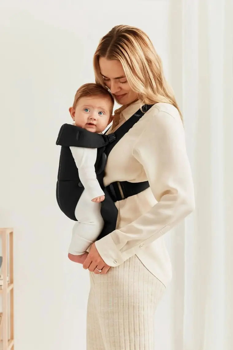 Babybjörn Kanguru Mini 3D Cotton Woven / Black