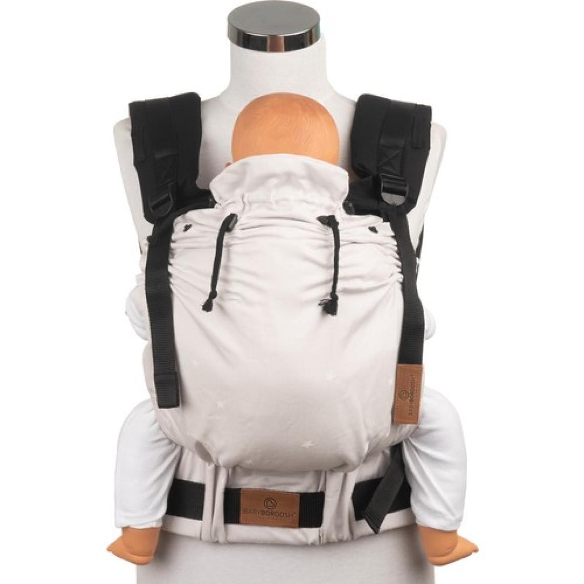 New Age Bebekle Büyüyen %100 Pamuklu Ergonomik Bebek Kanguru (0-4 Yaş) - STARS MOONSTONE