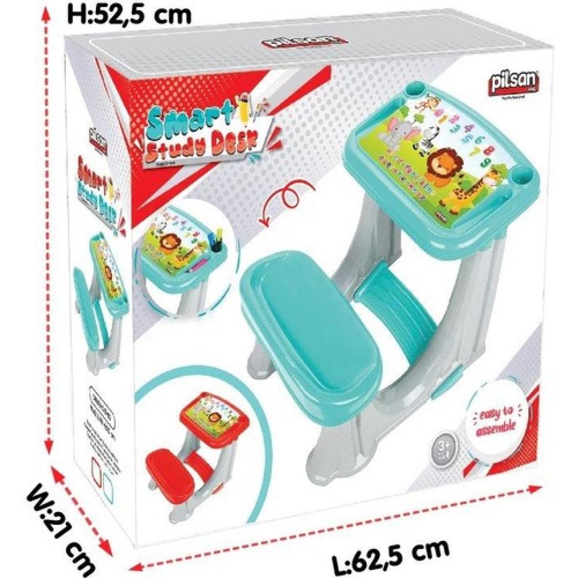 Pilsan Smart Çalışma Sırası-Masası Kırmızı 03364
