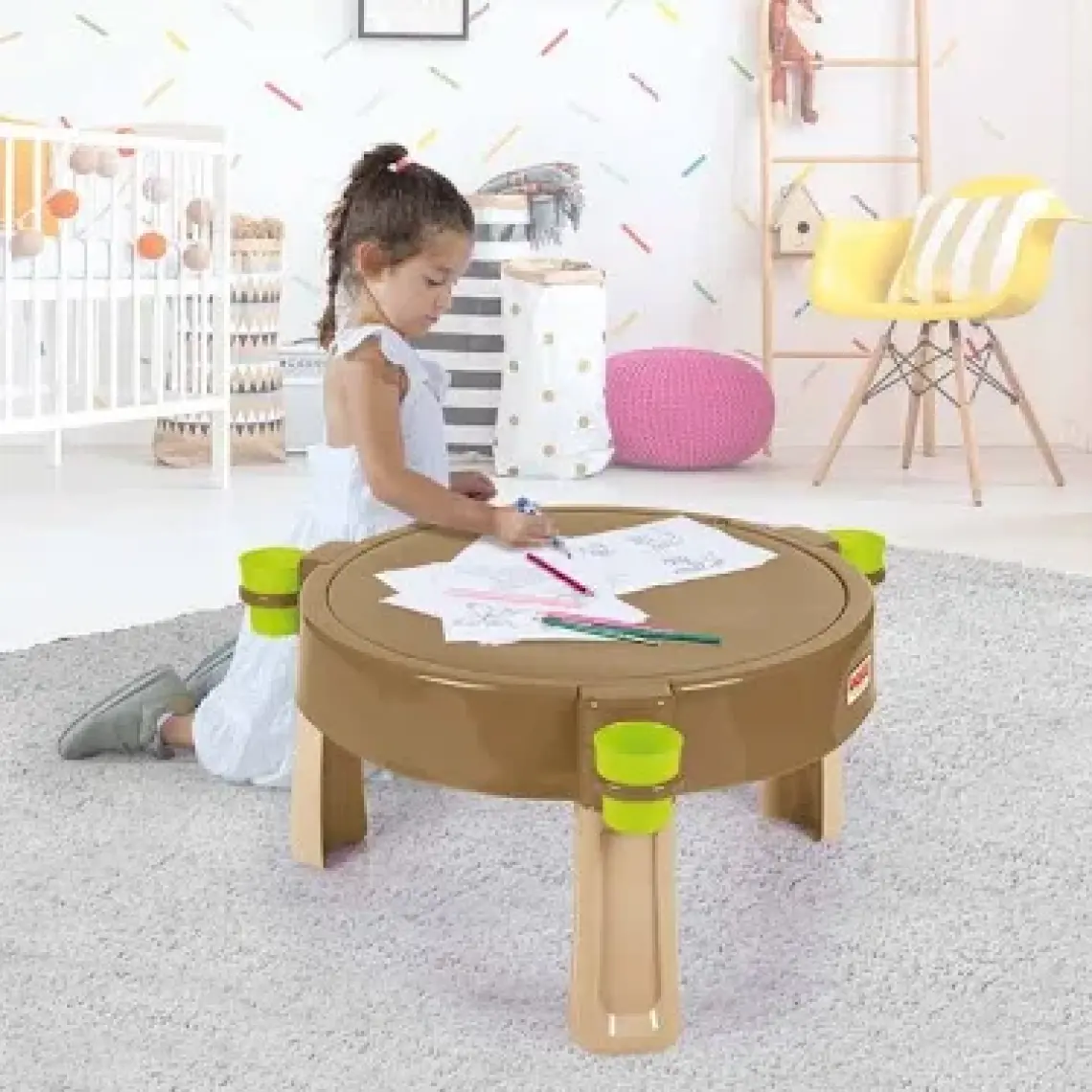 Dolu Oyuncak 3076 Dolu, Bahçe, Kum Su Aktivite Masası 4 Ü 1 Arada