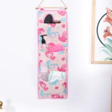 Prendi Home Deniz Kızı Baskılı 3 Cepli Çok Amaçlı Askılı Duvar Tipi Dolap Içi Banyo Mutfak Düzenleyici Organizer 20  x  60