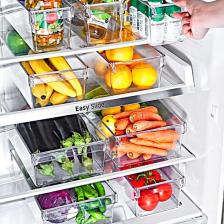 6'lı Set Tall Clear Buzdolabı & Dolap Içi Düzenleyici Organizer