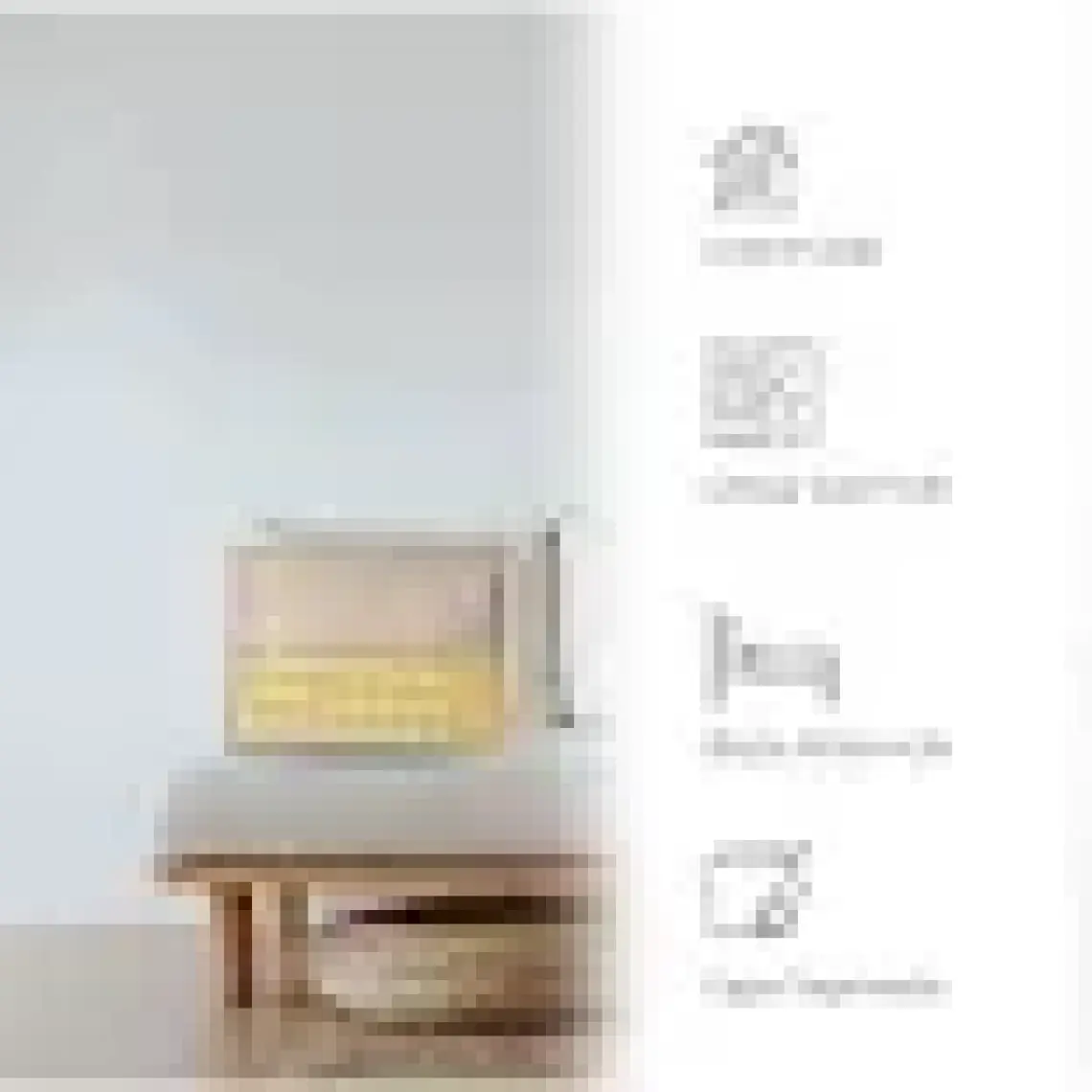 Cuty Home Ev Tekstil Bej Valiz Organizer-4'lü Set