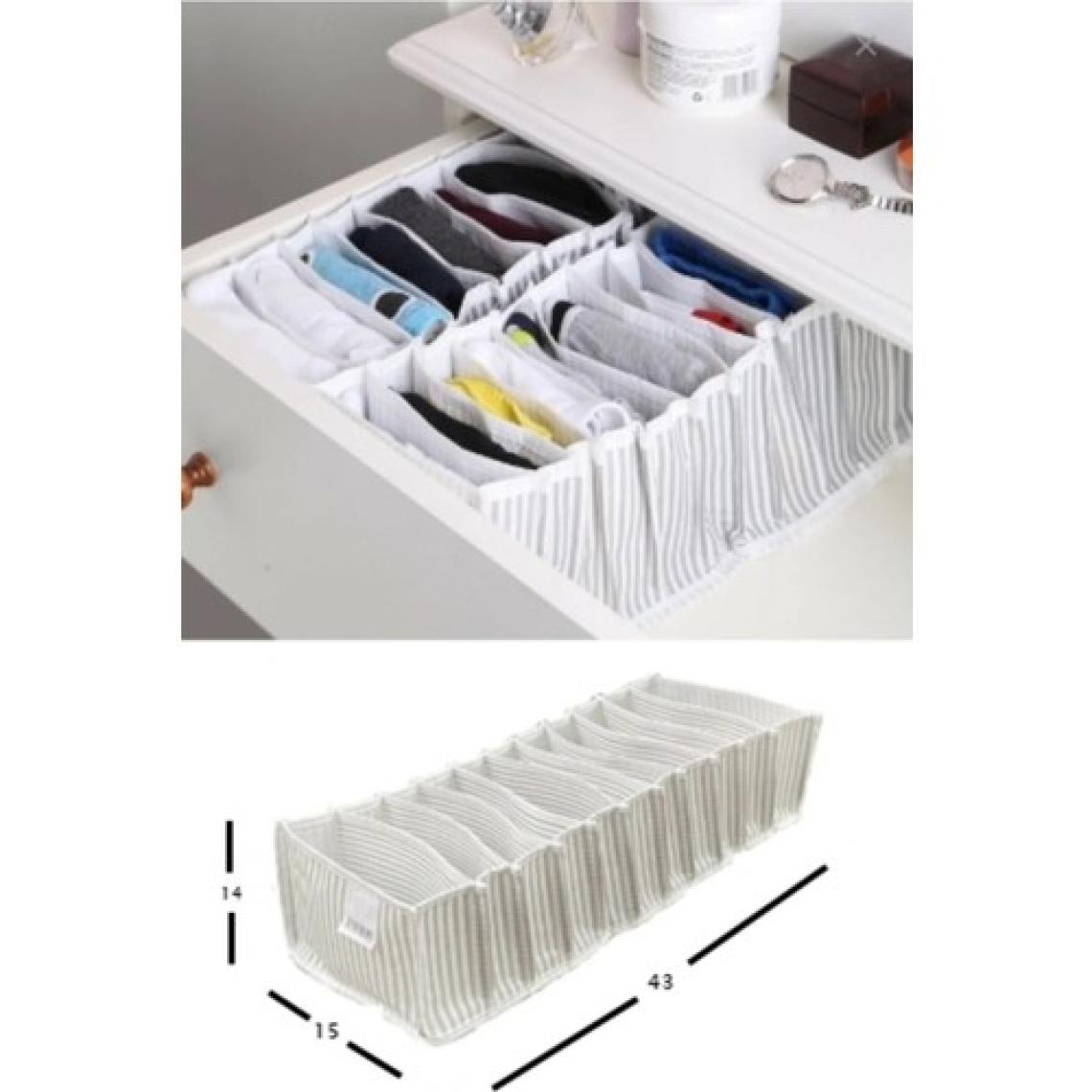 Alas Akordiyon Organizer Çekmece Içi Düzenleyici Gri Medium (Orta