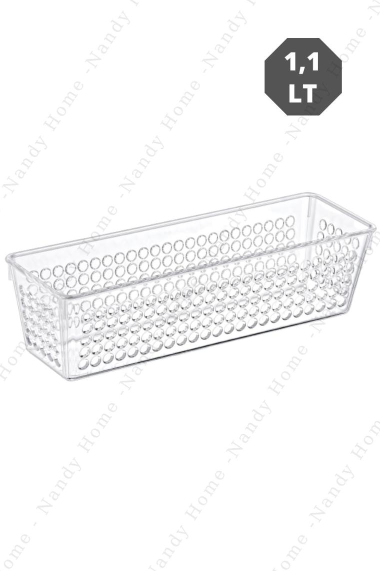 1,1 Lt Handy Dar Buzdolabı & Dolap Içi Düzenleyici Organizer 23,5x7,5x6 Cm