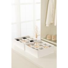 Rek Home 2li Beyaz Dolap Çekmece İçi İç Çamaşırı Kemer Çorap Şal Düzenleyici Bölmeli Kutu Akordiyon Organizer