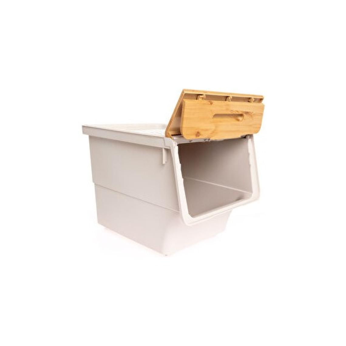Bambu Çok Amaçlı Tekerlekli Organizer 33 lt Tek Modül