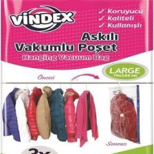Vindex Vakumlu Poşet Large Askılı 70X104