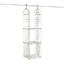 Balatlı Dolap Içi Düzenleyici Plastik Raf Organizer