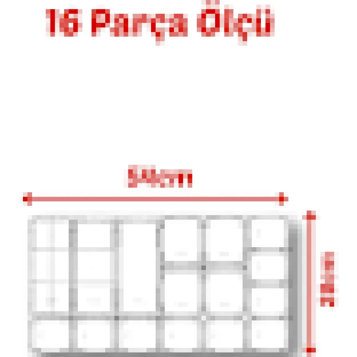 Nandy Home Kapaklı 16 Parça Çekmece Içi, Çok Amaçlı Düzenleyici Organizer Seti