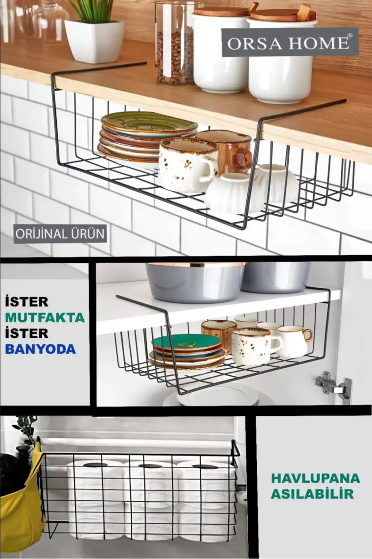 Orsa Home 942  Kanguru Raf Mat Siyah